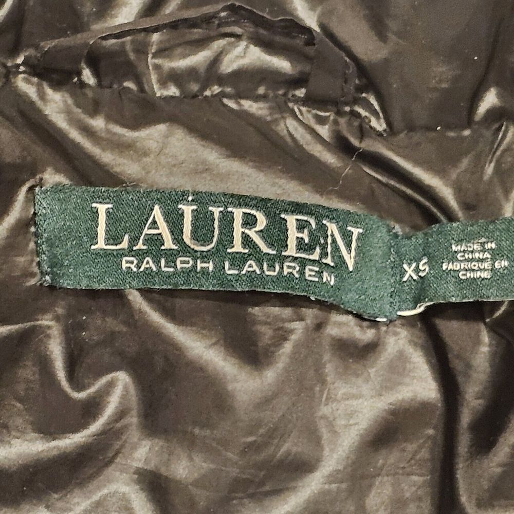 Lauren‎ Ralph Lauren Full Zip Puffer Jacket Plaid Black Womens Size M - Picture 4 of 16